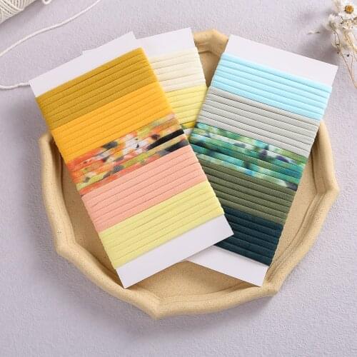 240pc/lot=8sets Super Soft Tie Dye thin skinny Nylon Headband Elastic Hairband Children Girls kids DIY headband hair accessories