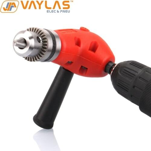 500Rpm Electric Drill Angle Adaptor 90 Degree Angle Drill Attachment with Key Chuck 1.5-10mm
