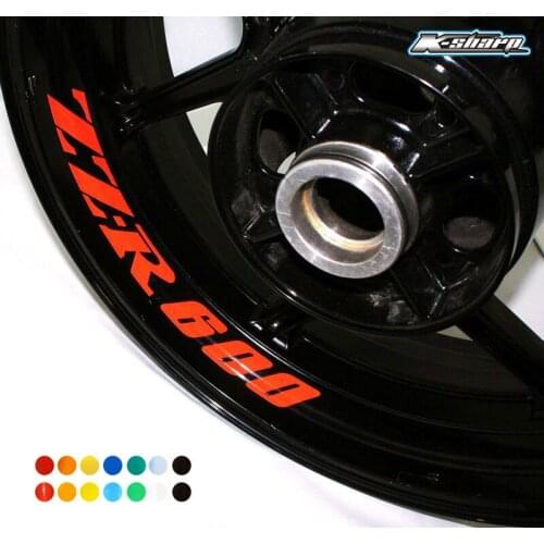 8 X CUSTOM INNER RIM DECALS WHEEL Reflective sign STICKERS STRIPES FIT KAWASAKI ZZ-R600