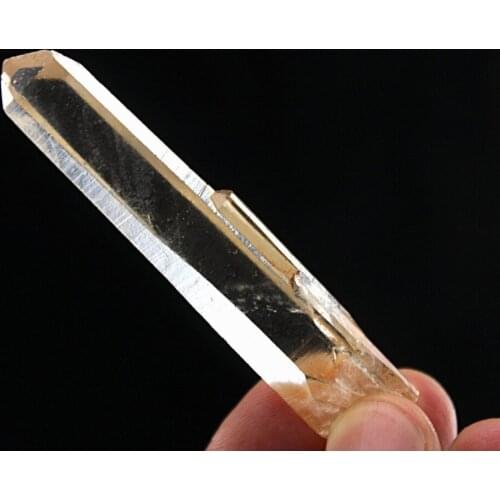 Free shipping 04022 Clear Natural Lemurian Seed Quartz Crystal Point Specimen