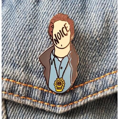 Brooklyn Nine Nine Noice Jake Peralta EnamelLapel Pins Badge