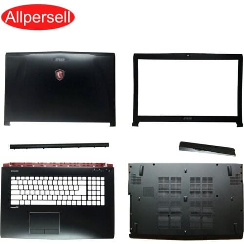 Laptop case For MSI GE62 Top cover/ Screen frame /palmrest case/bottom shell/Hinged cover/optical drive cover