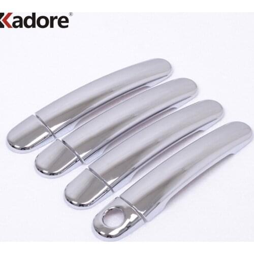 For Skoda Octavia 2002-2006 2007 2008 2009 2010 2011 2012 ABS Chrome Side Door Handle Cover Trim Car Styling Auto Accessories