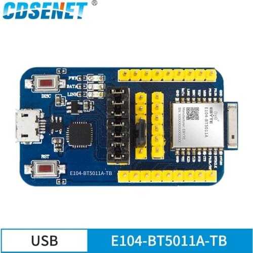 E104-BT5011A-TB Bluetooth to Serial Port Transparent Transmission Module BLE5.0 For Testing Ebyte E104-BT5011A Module