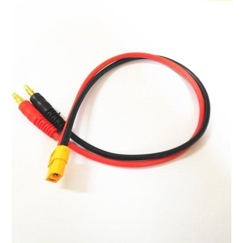 Female XT60 to 4.0mm Bullet Banana Connector Silicone Wire Charge Cable Adapter for RC Lipo