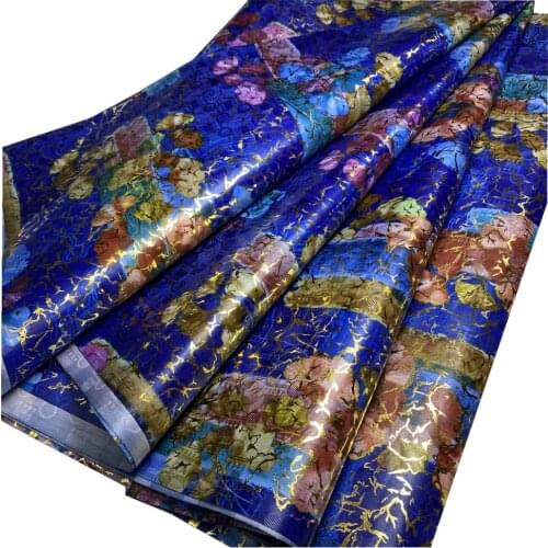 Polyester Nigerian Bazin Riche Lace Fabrics Embroidery Lace For Dress African Lace Fabric For Wedding Dress L66-487