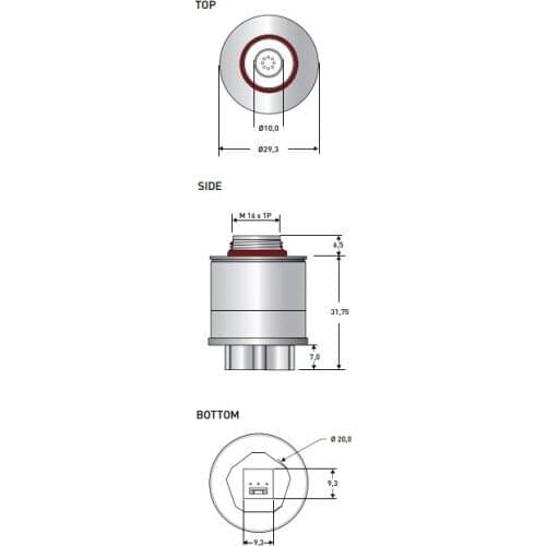 AA844-210 oxygen sensor O2 gas sensor