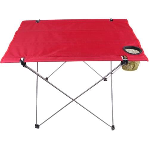 Outdoor Lightweight Folding Table for Camping, Beach, Backyards, BBQ , Party and Picnic, Non-slip Reinforced Foot Pads
