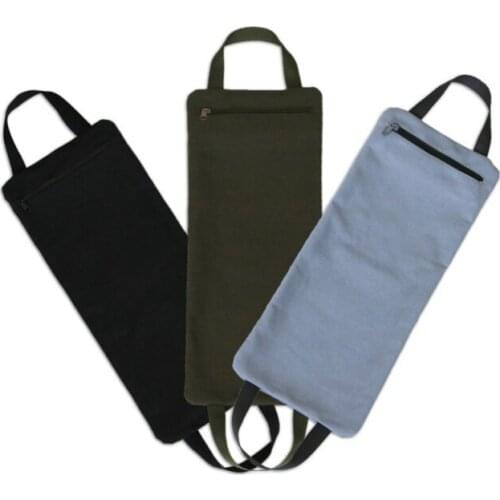 1pc Yoga Sand Bags Double Bag With Zippered Inner Waterproof Leakproof Bag Adding Desired Weight Support Black New Arrival