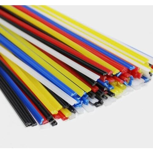 Plastic welding rod bumper repair kit pp polypropylene black round moto auto car boat fairing weld filler hot air welder gun bar