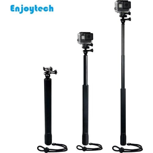 Portable Waterpfoof Foldable Selfie Stick for Gopro Hero Action Cameras Handheld Selfie Stick Monopod for Sjcam Xiaoyi Cameras