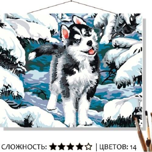 Картины по номерам на холсте SELFICA China At AliExpress