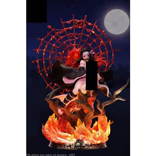 Presale Demon Slayer [Light on] Stove Gate Nidouzi Spider Mountain GK Limited Statue Figure