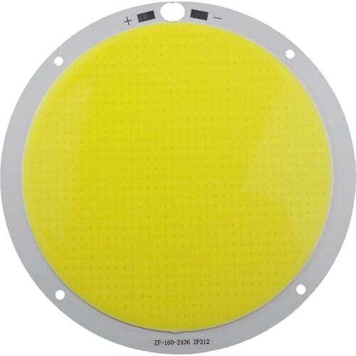 Super bright Round 300W DC72V COB LED White Strip PCB Light Lamp source Chip 160MM 4000ma for DIY Spotlight lighting project 1pc