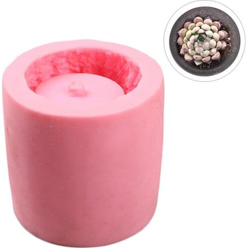 Heat-resistant Succulent Flowerpot Plaster Gypsum Concrete DIY Flower Pot Silicone Mould gardening tools and equipment