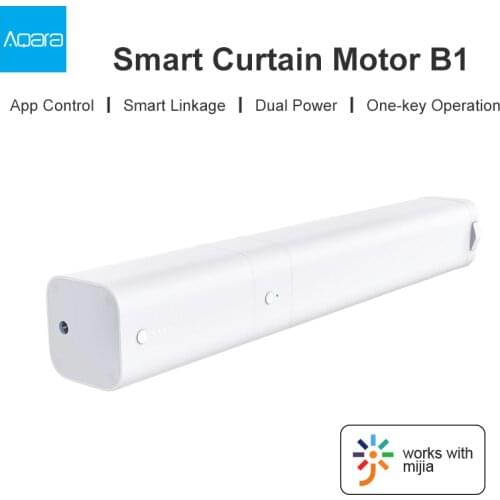 Aqara B1 Smart Curtain Motor Wireless Timing For Mi Home App Remote Control Smart Motorized Electric Curtain Motor Voice Control
