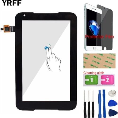 7.0'' Front Glass For Lenovo IdeaTab A1000 Tablet Touch Screen Digitizer Panel Glass Sensor Tools Protector Film Adhesive
