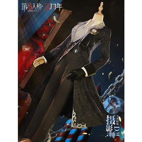 Anime Identity V Joseph DM Cameraman 3rd Anniversary Game Suit Party Dress Cosplay Costume Women Halloween Free Shipping 2021