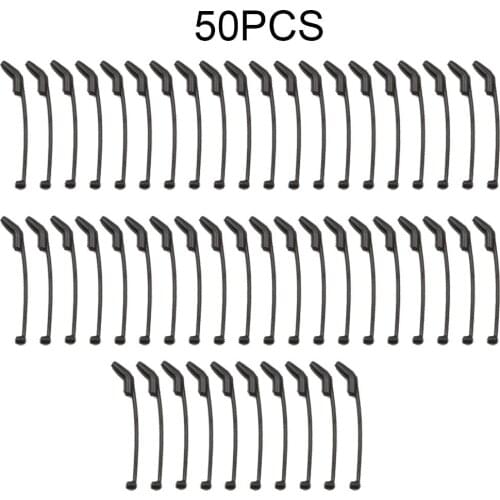 10pcs Carp Fshing Hook Sleeve Accessories Black D Rig Kickers Line Aligners For Hair Ronnie Rigs End Tackle