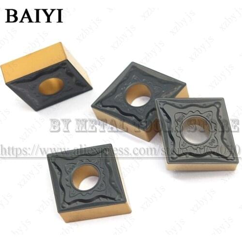 10pcs CNMG120404-PMK ZMC25 carbide inserts External Turning Tool CNMG120404 CNC cutter lathe blade For Stainless Steel