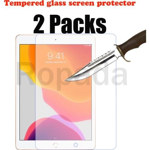 2 Packs screen protector for Apple iPad 10.2 2019 7th generation glass film tempered glass screen protection
