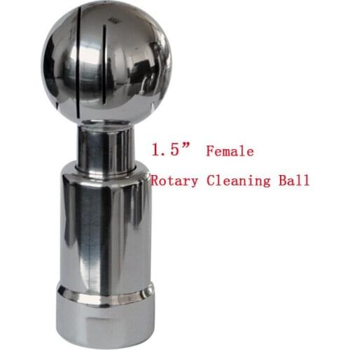 304 Material 1-1/2", Stainless Steel Sanitary Rotary Spray Ball, Tank Cleaning Spray ball