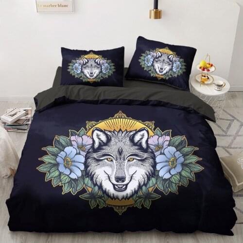 3D Black Design Custom Comforter Shell Duvet Quilt Cover Bedding Set Full King Queen Double Single Size Home Textile