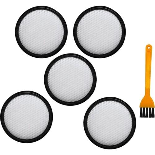 5 Pieces Filters Cleaning Replacement Hepa Filter(with Cleaning Brush)Suit for Proscenic P8 Vacuum Cleaner Parts
