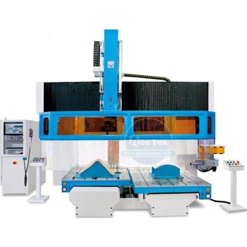 Auto tool changer cnc 5 axis carving machine with ce
