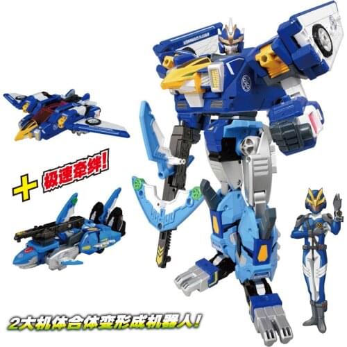 TOMY Tomica Earth Pioneer EG02 Transformation Car Robot Toy Model Flying Eagle Shark Deformed Car Toy Collectible Boys Toy Gift