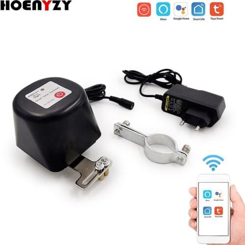 3/4" Tuya Alexa Google Assistant Wireless Control Manipulator DN20 Gas Water WiFi Smart Valve SmartLife Shut Off Controller