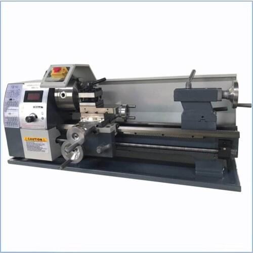 New Model WM210V Metal Lathe Machine Metric and Inch Thread Metal Wood Turning 1100W Brushless Motor
