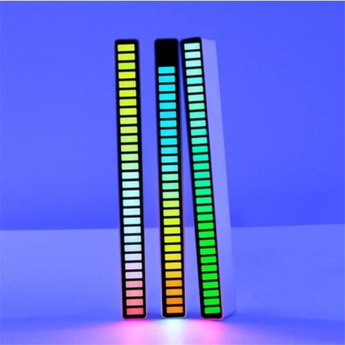 Rhythm Light Voice-activated Car Atmosphere RGB Colorful LED Music Light Strip Light Home Car Auto Decorative Rhythm Light