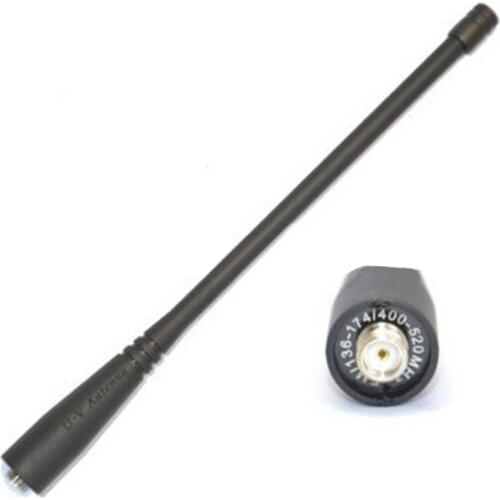 For BaoFeng Antenna SMA-Female UHF/VHF 136-174/400-520 MHz For UV-5R UV-82 GT3 5R walkie-talkie antenna Dual band 17CM