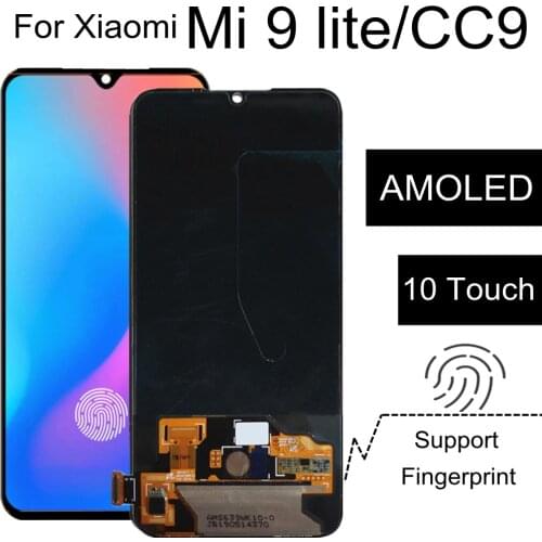 FOR XIAOMI Mi cc9 / MI 9 LITE LCD Display Touch Screen Digitizer Assembly Replacement FOR XIAOMI MI9 LITE M1904F3BG LCD