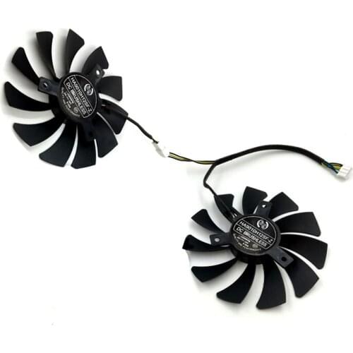 GPU VGA Cooler Fan HA9010H12SF-Z DC 12V 0.57A 85mm 40x40x40mm 4 Line 4Pin For Dataland Graphics Card Cooling Fan