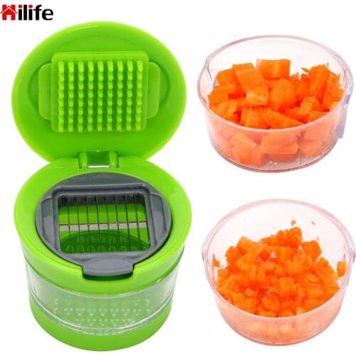 Vegetable Chopper Kitchen Gadget Garlic Press For Home Garlic Multi-function Kitchen Tools Manual Onion Chopper
