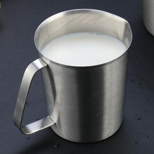 500ml 700ml 1000ml 1500ml 2000ml Thickening 304 Stainless Steel Pull Flower Cup Scale Measuring Cup Kitchen Tools
