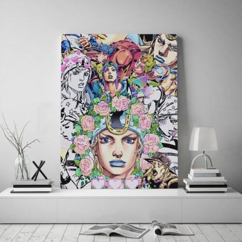 Canvas HD Prints Johnny Joestar Painting Wall Art Jojo S Bizarre Poster Anime Role Home Decor Modular Pictures For Living Room