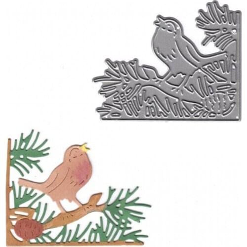 Robin Corner Metal Cutting Dies Silver Stencil For Scrapbooking Album Photo Paper Card Craft New2018 Embossing Template