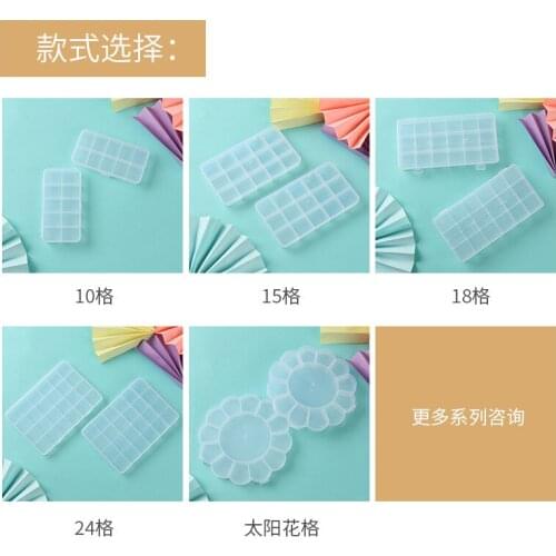 Plastic Storage Jewelry Box Compartment Adjustable Container for Beads earring box for jewelry rectangle Box Case Beads Toys