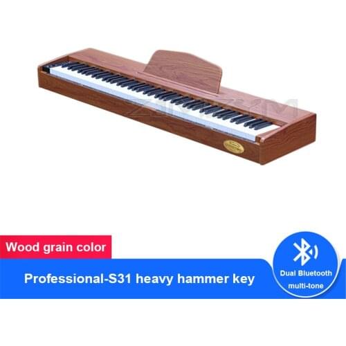 Portable Electronic Piano 88-Key Hammer Key Professional Adult Home Beginner Childrens Smart Piano S-31