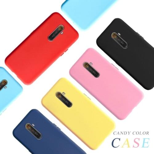 Shockproof Case For OPPO Realme XT X2 Pro Soft Silicon Simple Solid Color Phone Back Cover For Realme X2 Pro RealmeX2 Coque Capa