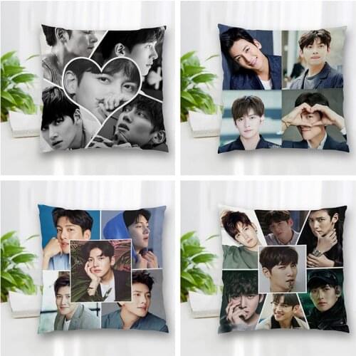 High Quality Custom Ji Chang Wook Square Pillowcase Zippered Bedroom Home Pillow Cover Case 20X20cm 35X35cm 40x40cm