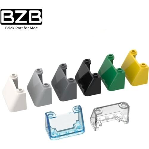 BZB MOC 3823 2x4x2 Windshield High-tech Building Block Model Kids Toy DIY Technical Brick Parts Best Gifts