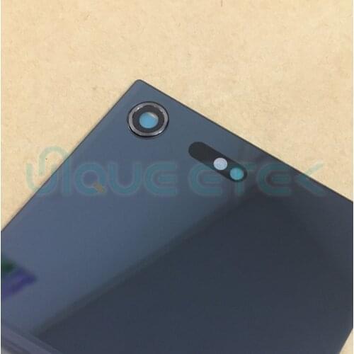 For Sony Xperia XZ Premium Back Battery Cover For Xperia XZ Premium Dual Rear Housing Glass Door Case Replacement Spare Parts