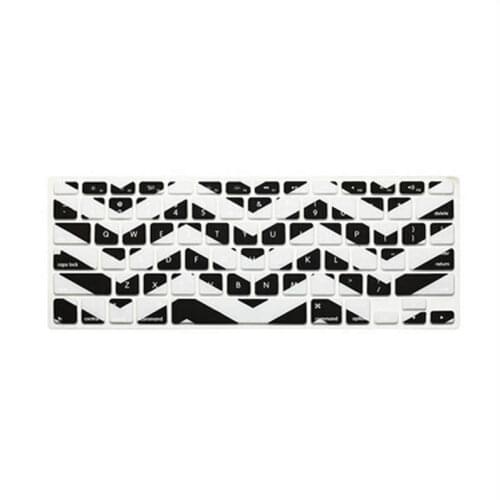 Zig-zag Silicone Keyboard Cover Skin 2PCS Protector Apple Macbook Pro Air Retina 13 15 17 with or w/out Retina Display For imac