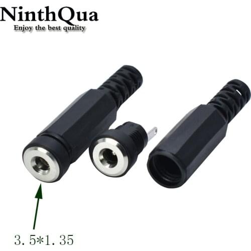 1/2/5pcs Female DC Power Jack Plugs Socket Adapter Connector 3.5*1.35mm For Socket Repairs Tool 3.5x1.35mm