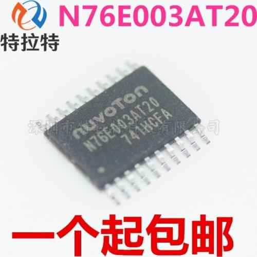 10pcs/lot 100% New N76E003AT20 N76E003 TSSOP20 Chipset