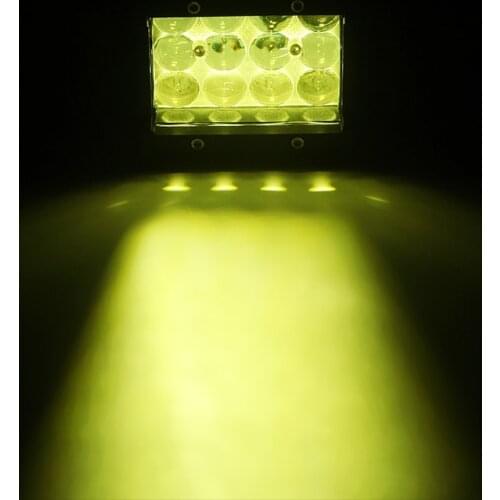 4D Led Spot Bar Light Working Offroad Lights Car Accessories Moto Truck Auto Running Fog Light Bulb Led Work Projector Lens